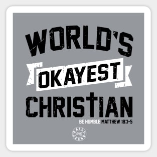 World's Okayest Christian Sticker